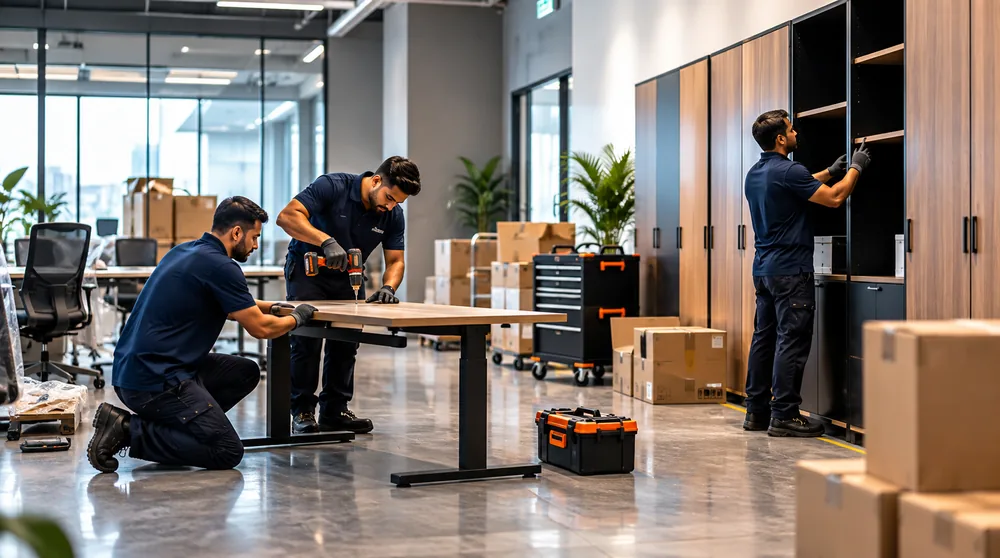 Commercial office installation